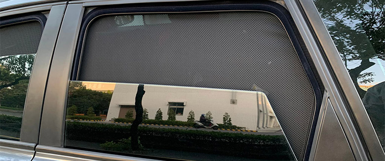 老車也有媲美原廠的遮陽簾!